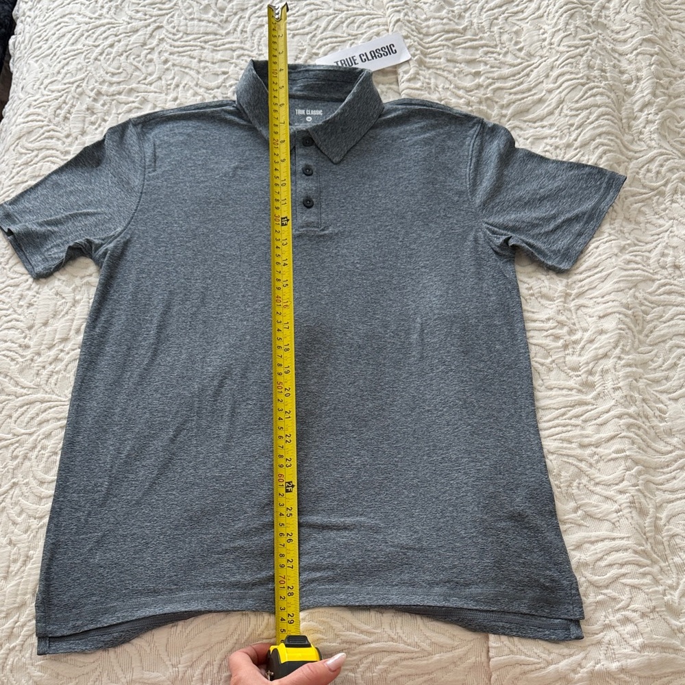 True Classic Gray Polo Shirt for Men